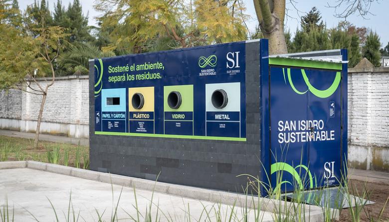 Posse inauguró otro Ecopunto para separar residuos en Boulogne